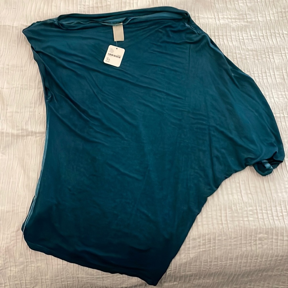 We The People asymmetrical, off the shoulder top